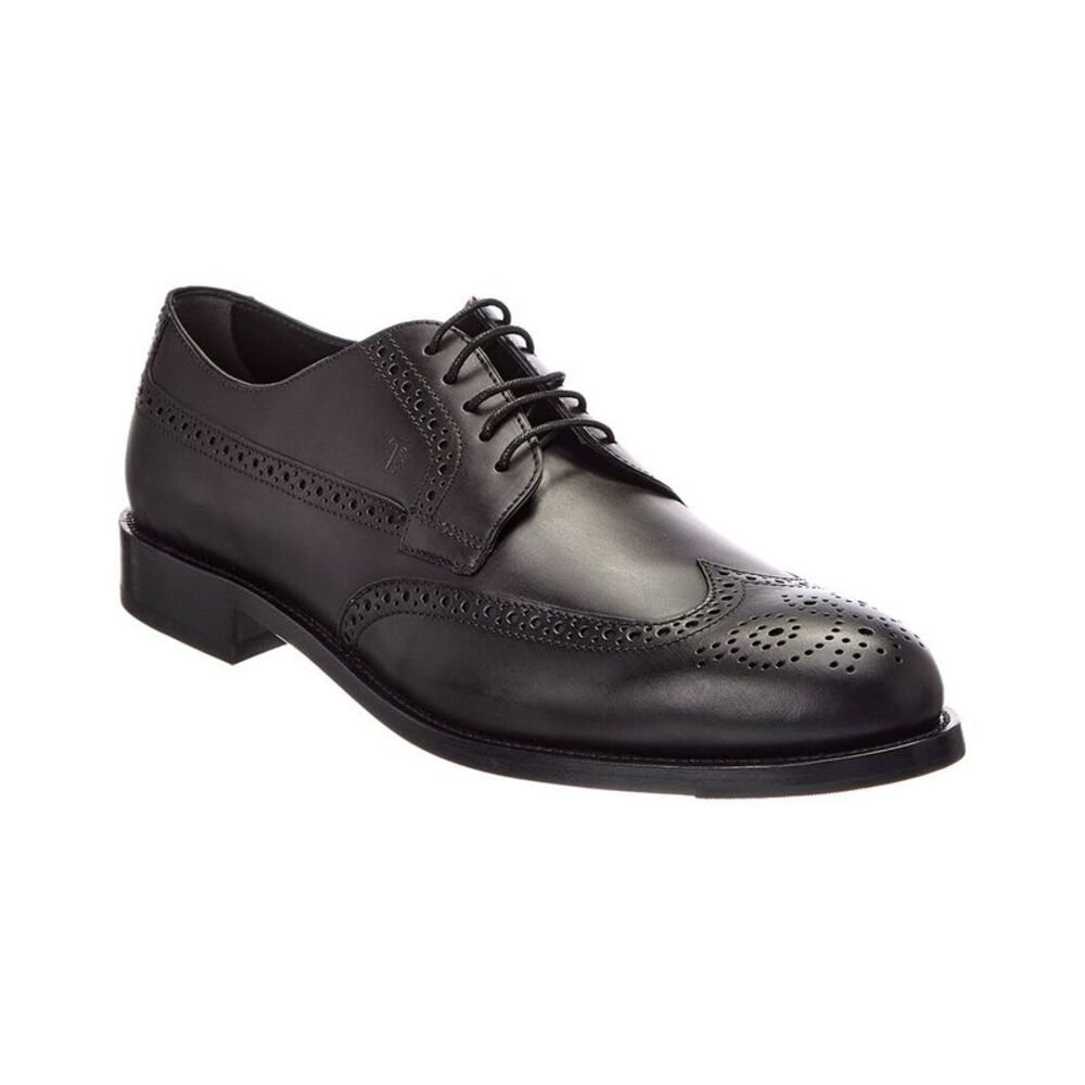 Tod's Allbucatura Fondo Cuoio Leather Loafer, Black